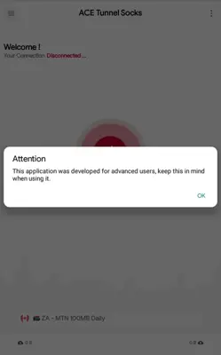 ACE Tunnel Socks VPN android App screenshot 4